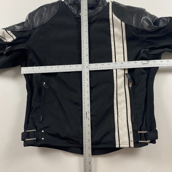 Power Trip Chris Carr Armored Motorcycle Jacket Men's Small Black - Picture 11 of 16